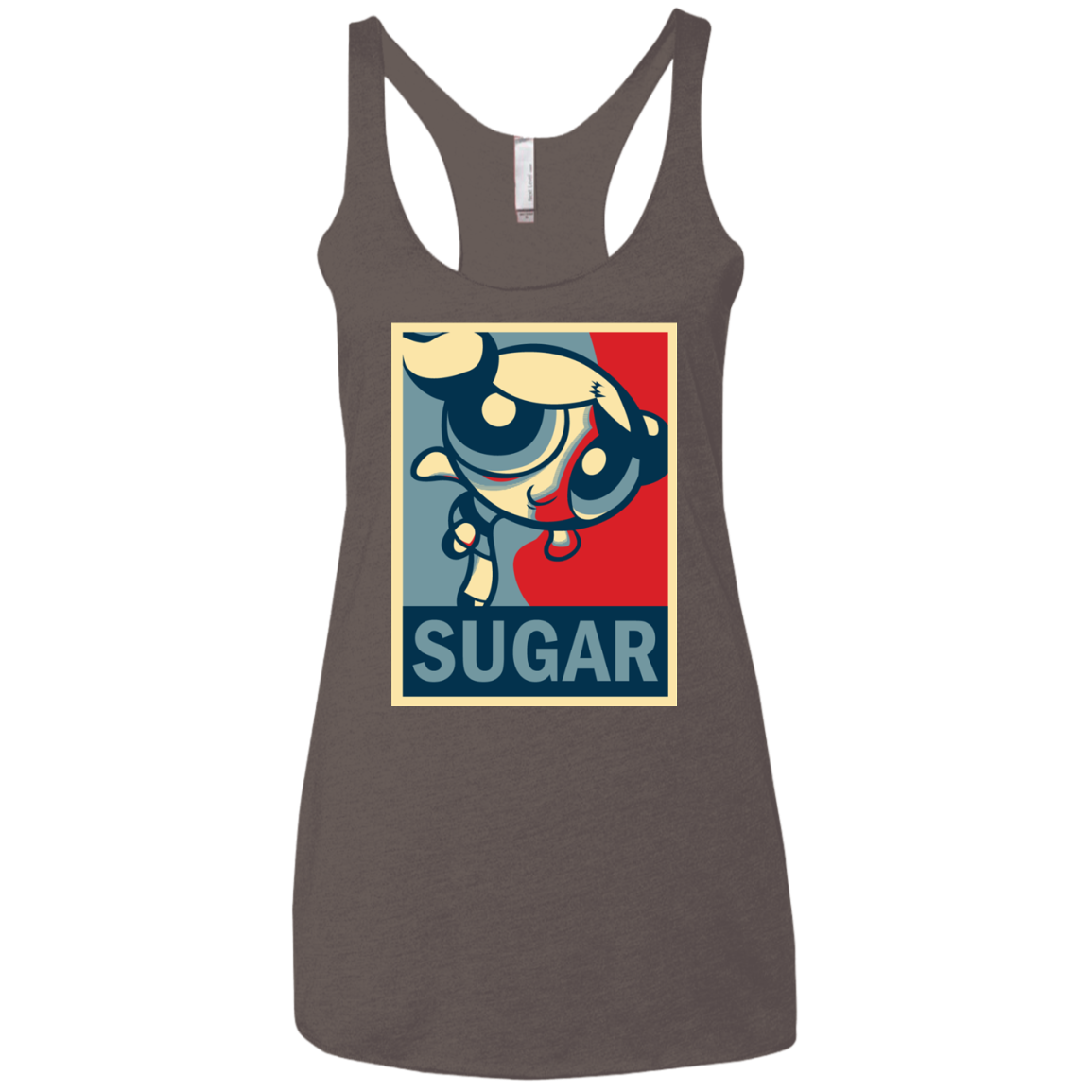 Sugar Powerpuff Women's Triblend Racerback Tank