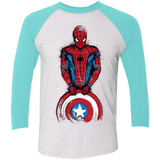 The Spider is Coming Men's Triblend 3/4 Sleeve