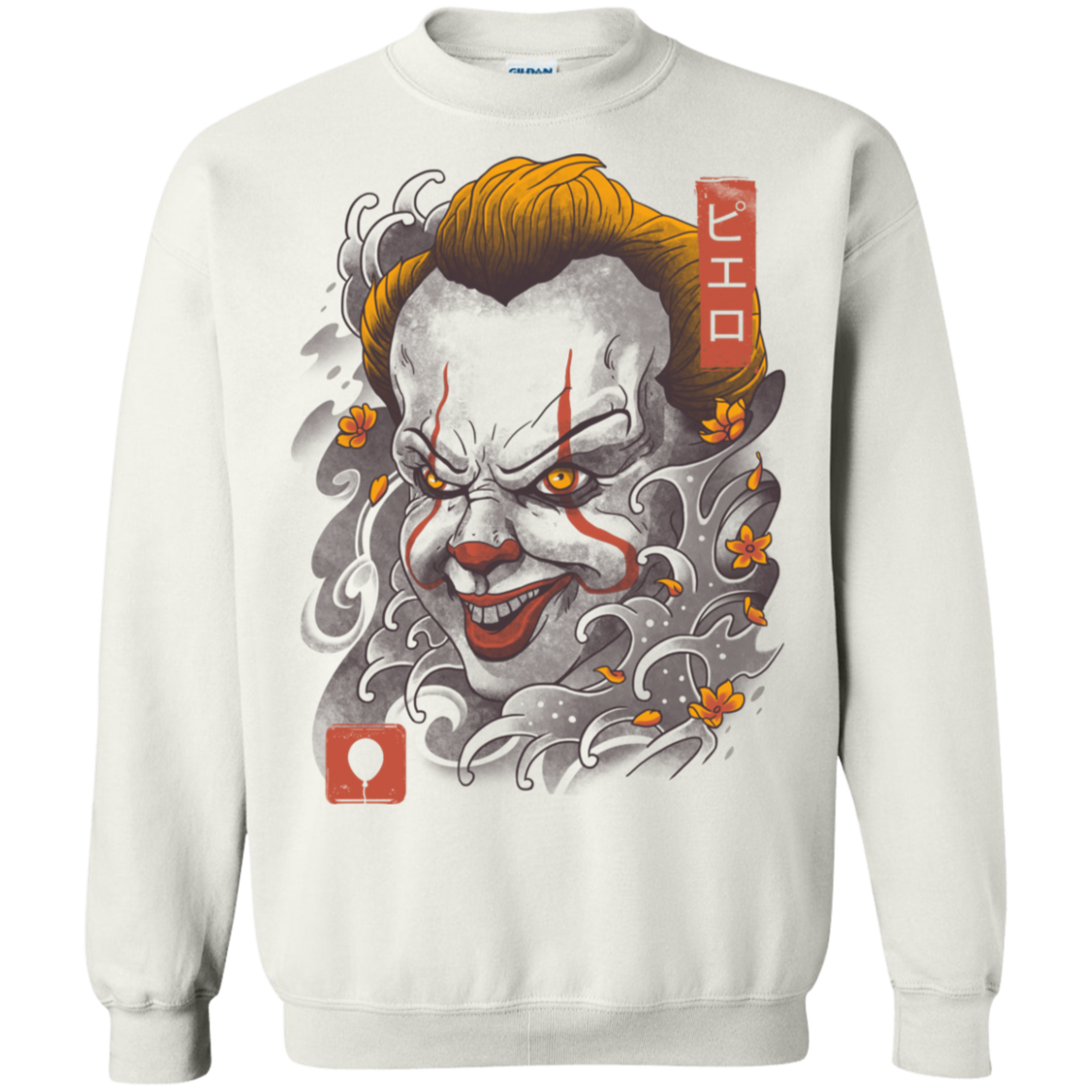 Oni Clown Mask Crewneck Sweatshirt