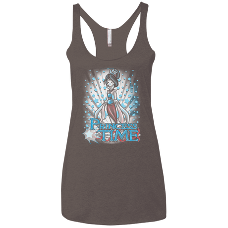 Princess Time Mulan Women's Triblend Racerback Tank