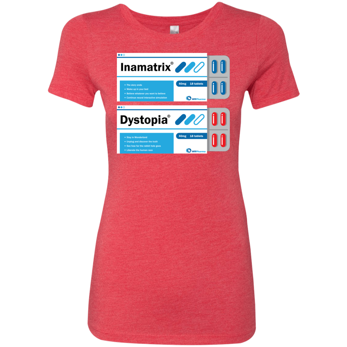 Red or Blue Women's Triblend T-Shirt