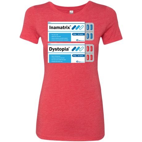 Red or Blue Women's Triblend T-Shirt