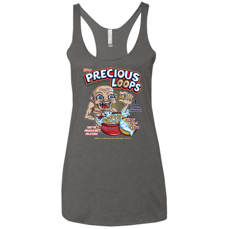 Precious Loops Women's Triblend Racerback Tank