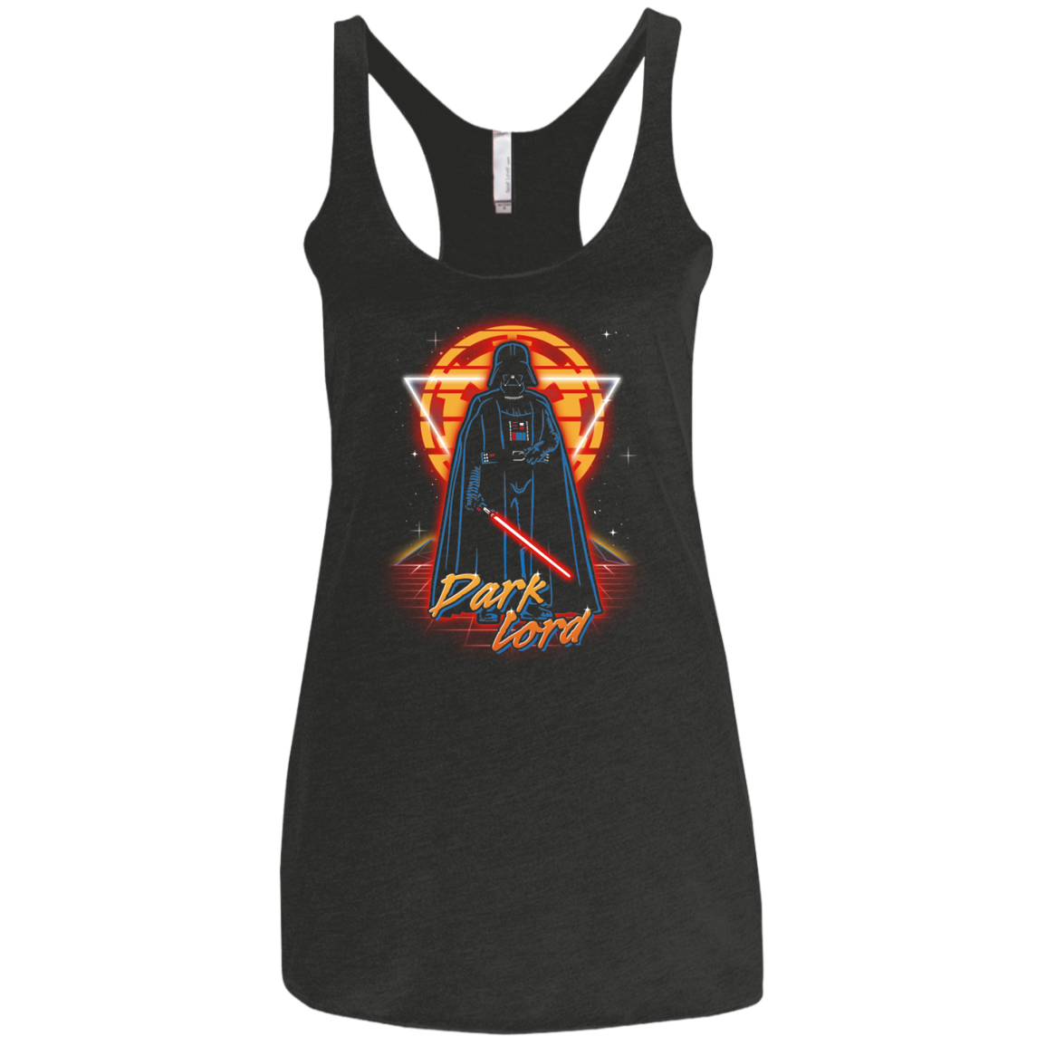 Retro Dark Lord Women's Triblend Racerback Tank
