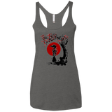 Afro under the sun Women's Triblend Racerback Tank