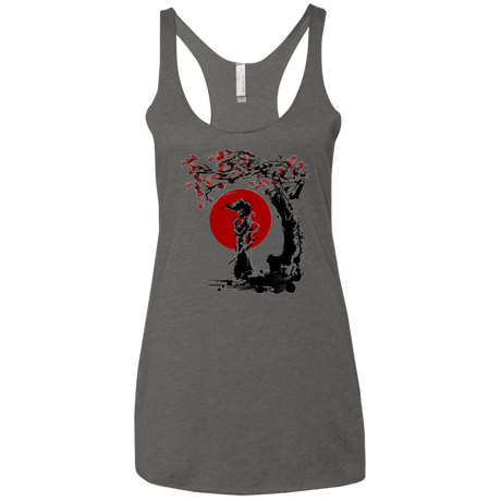 Afro under the sun Women's Triblend Racerback Tank