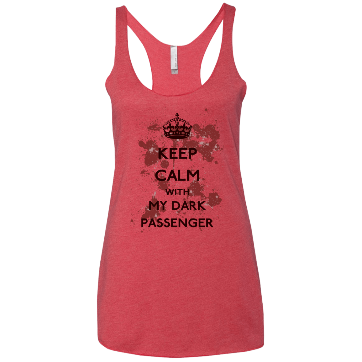 Keep passenger Women's Triblend Racerback Tank