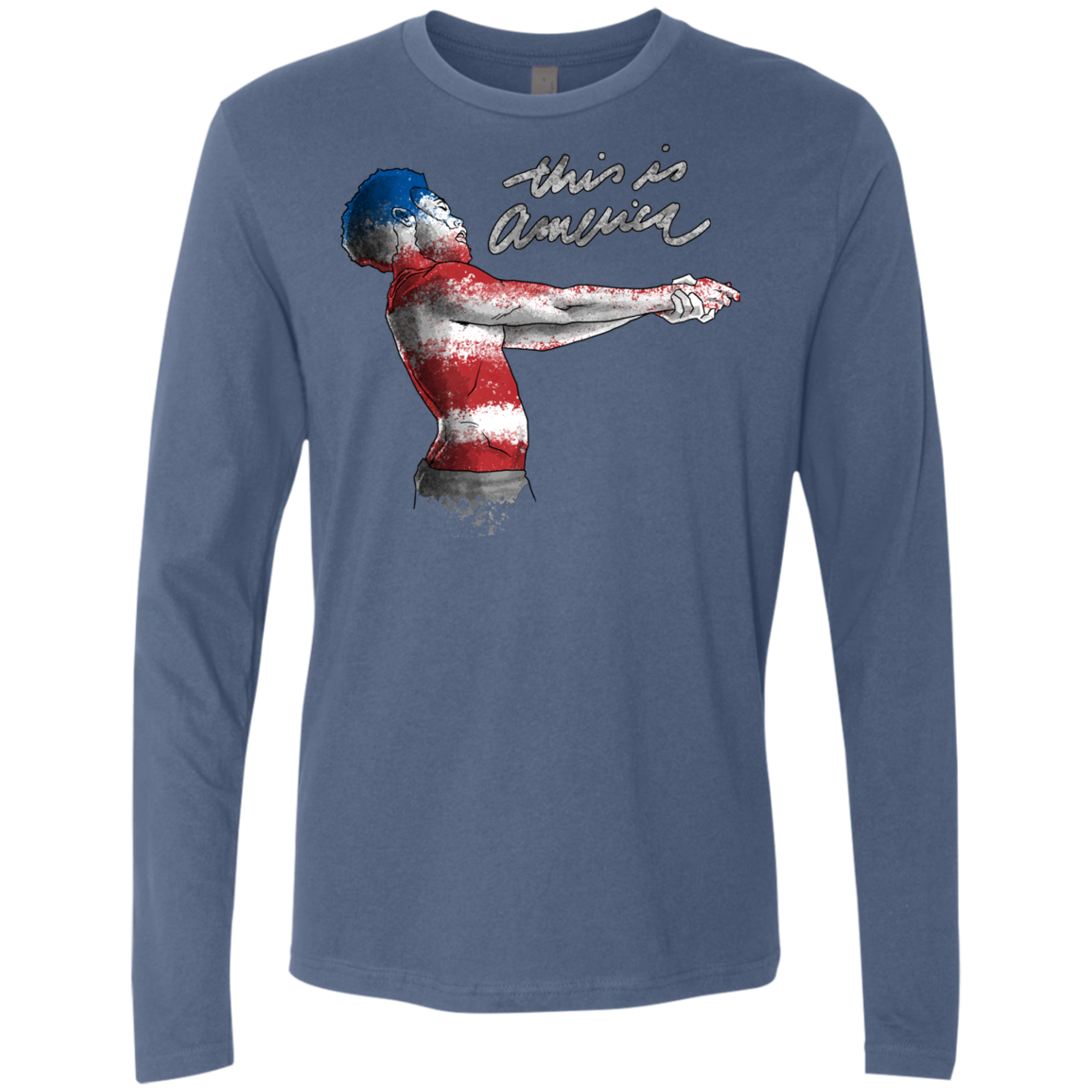 America Men's Premium Long Sleeve