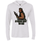 Good Day To Die Triblend Long Sleeve Hoodie Tee