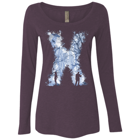 X marks the spot Women's Triblend Long Sleeve Shirt