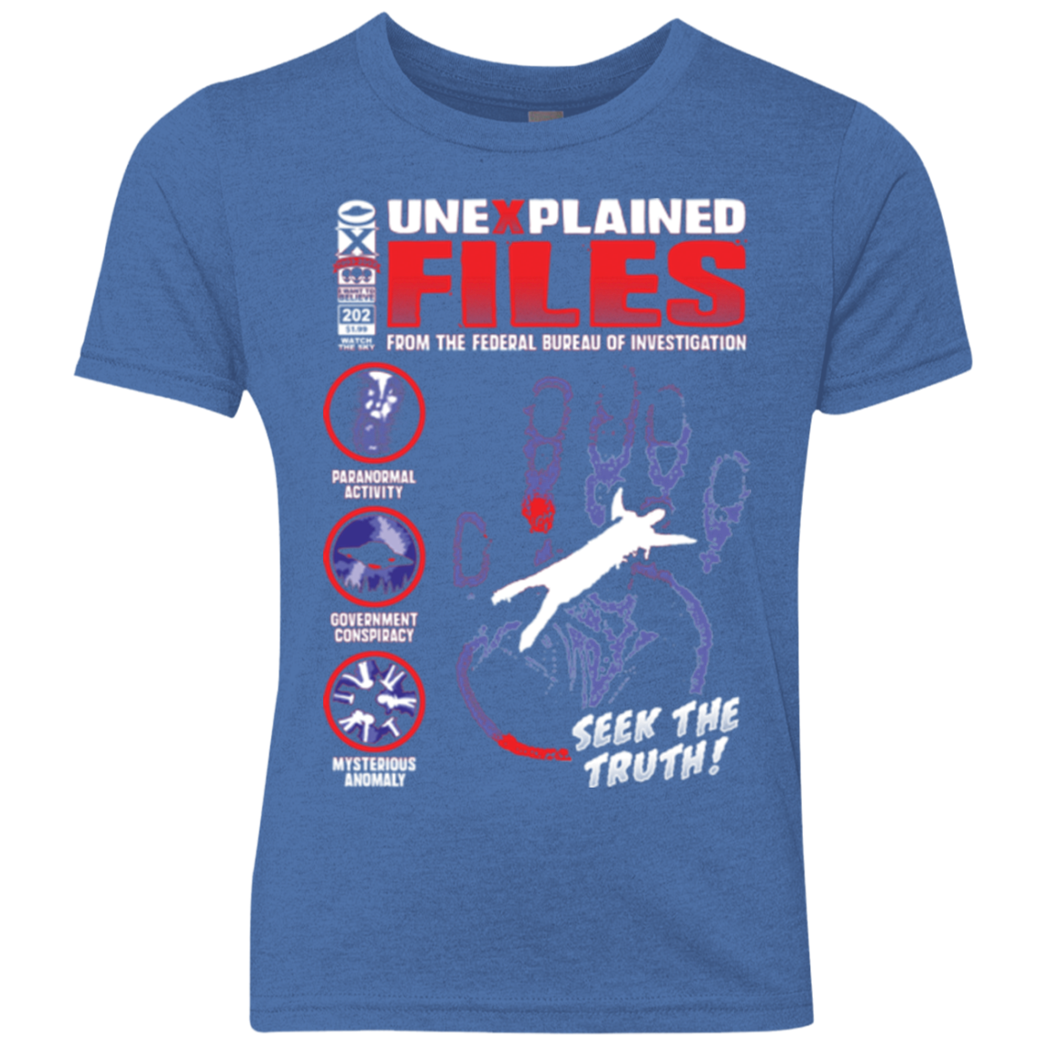 Unexplained Files Youth Triblend T-Shirt
