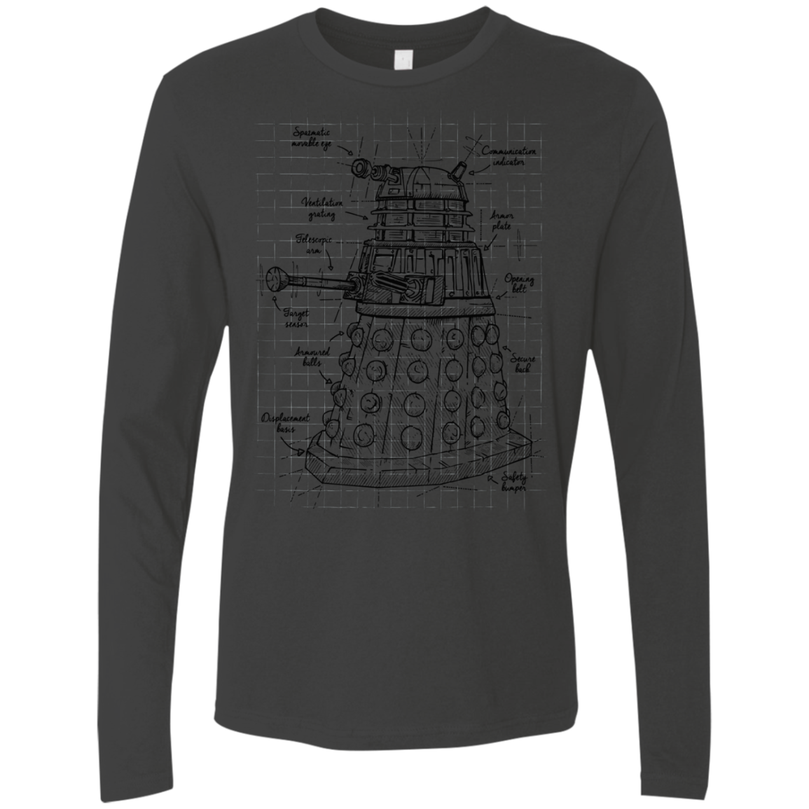Dalek Plan Men's Premium Long Sleeve