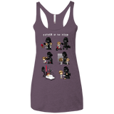 Father of the year Women's Triblend Racerback Tank