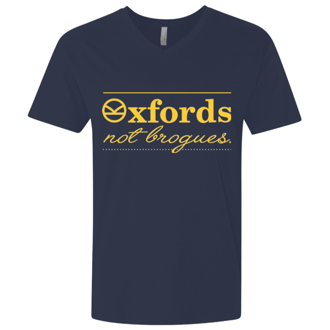 Oxfords Not Brogues Men's Premium V-Neck