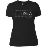 I Throw Women's Premium T-Shirt