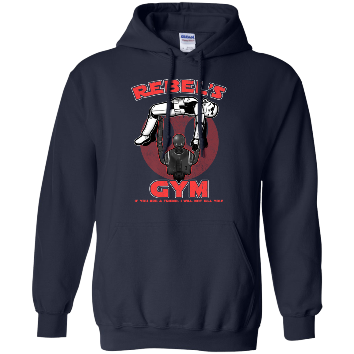 Rebel's Gym Pullover Hoodie