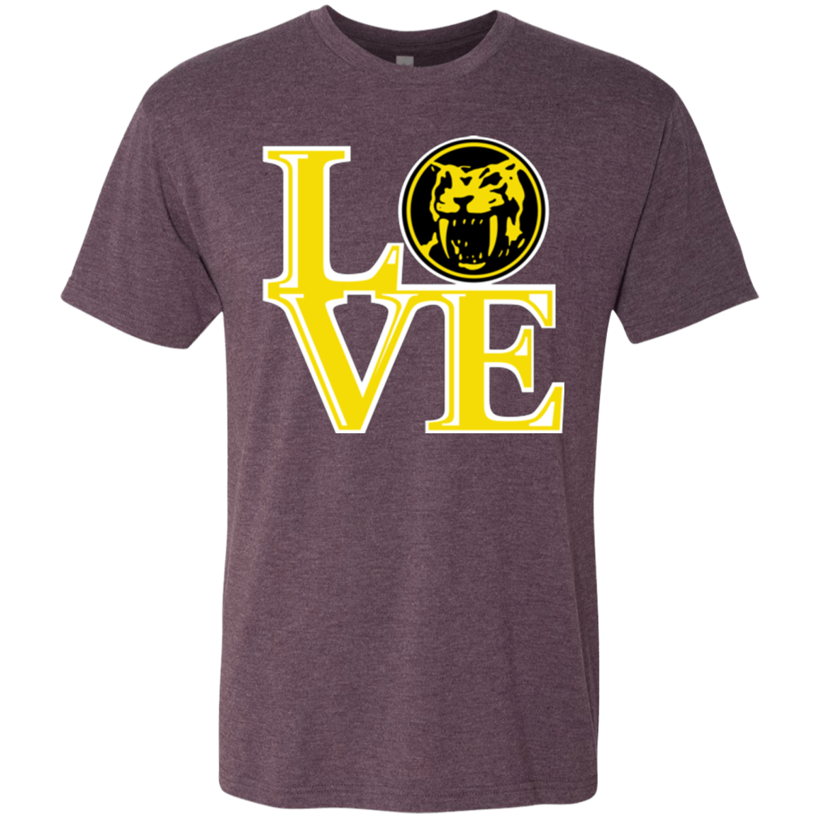 Yellow Ranger LOVE Men's Triblend T-Shirt