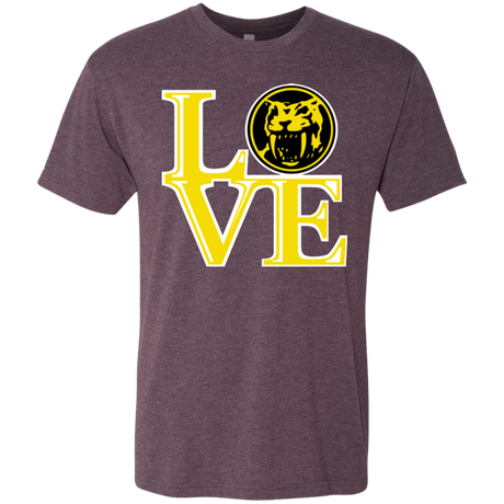 Yellow Ranger LOVE Men's Triblend T-Shirt