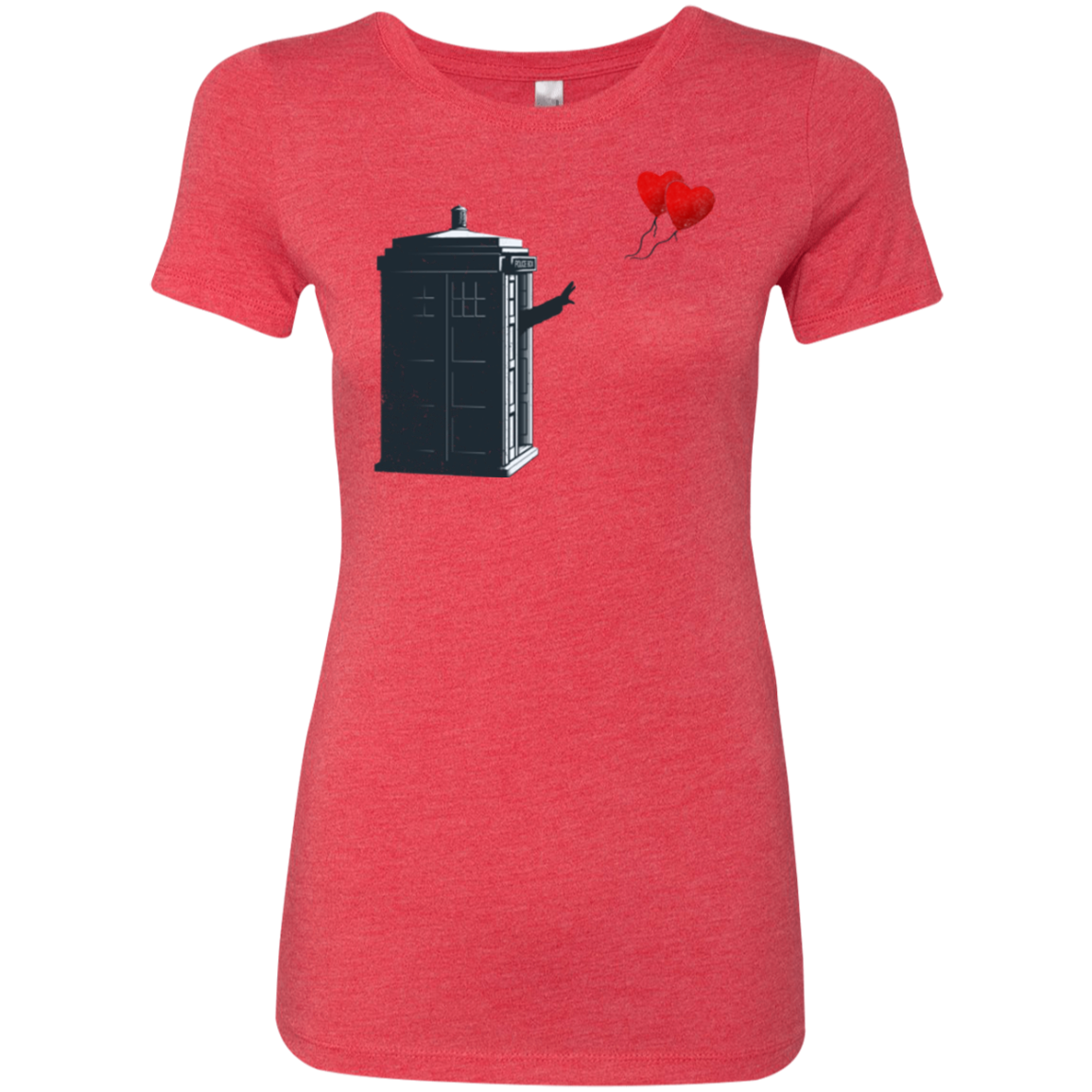 Dr Banksy Heart Balloon Women's Triblend T-Shirt