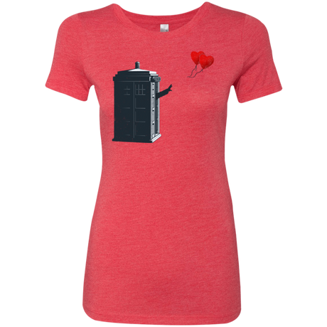 Dr Banksy Heart Balloon Women's Triblend T-Shirt