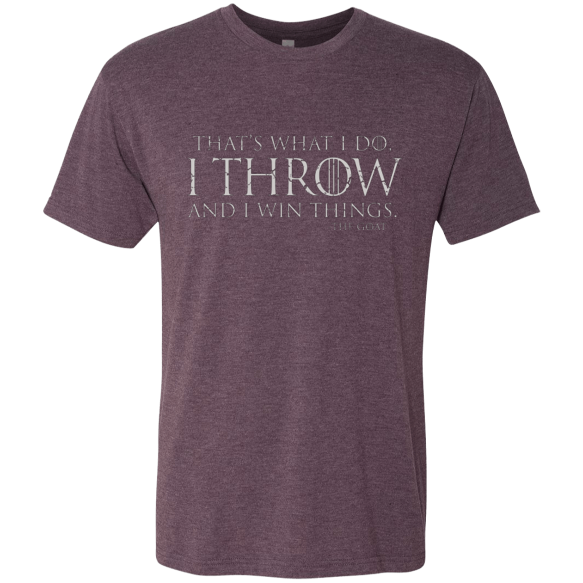 I Throw Men's Triblend T-Shirt