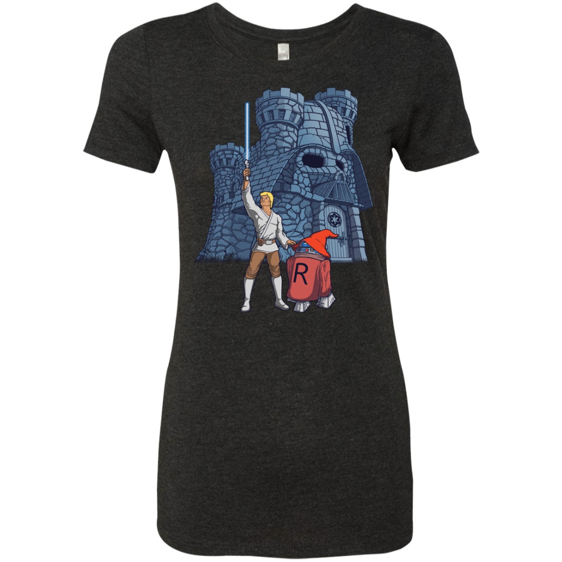 Darthskull Castle Women's Triblend T-Shirt