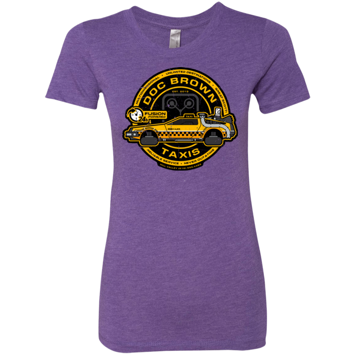 Doc Brown Taxis Women's Triblend T-Shirt