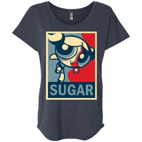 Sugar Powerpuff Triblend Dolman Sleeve