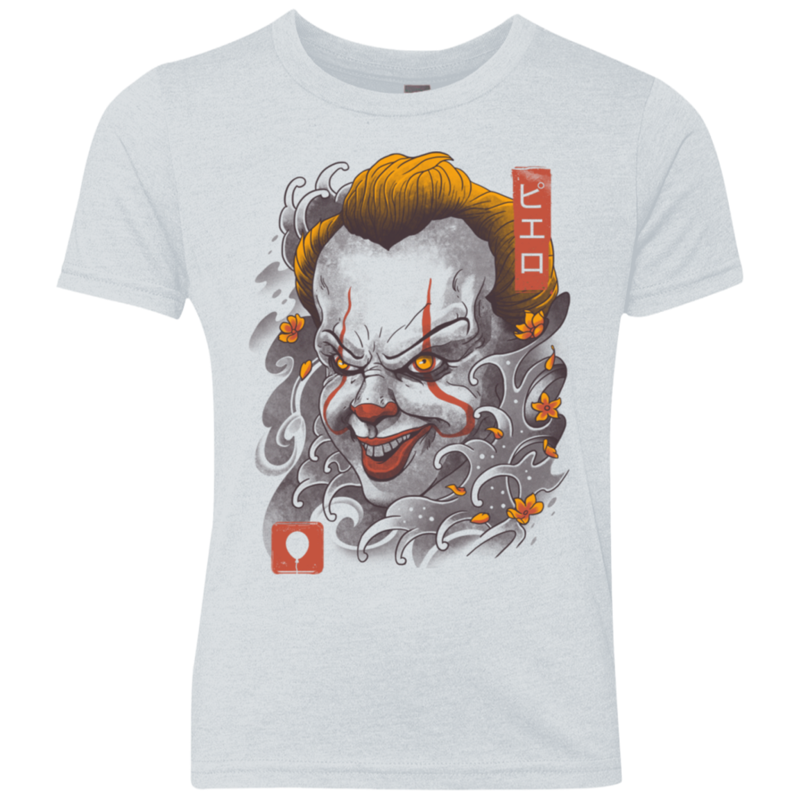 Oni Clown Mask Youth Triblend T-Shirt