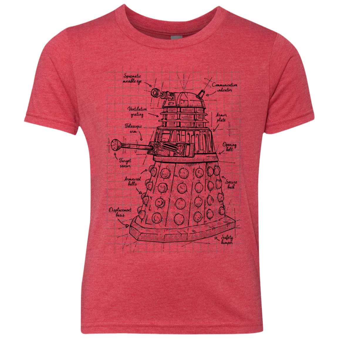 Dalek Plan Youth Triblend T-Shirt