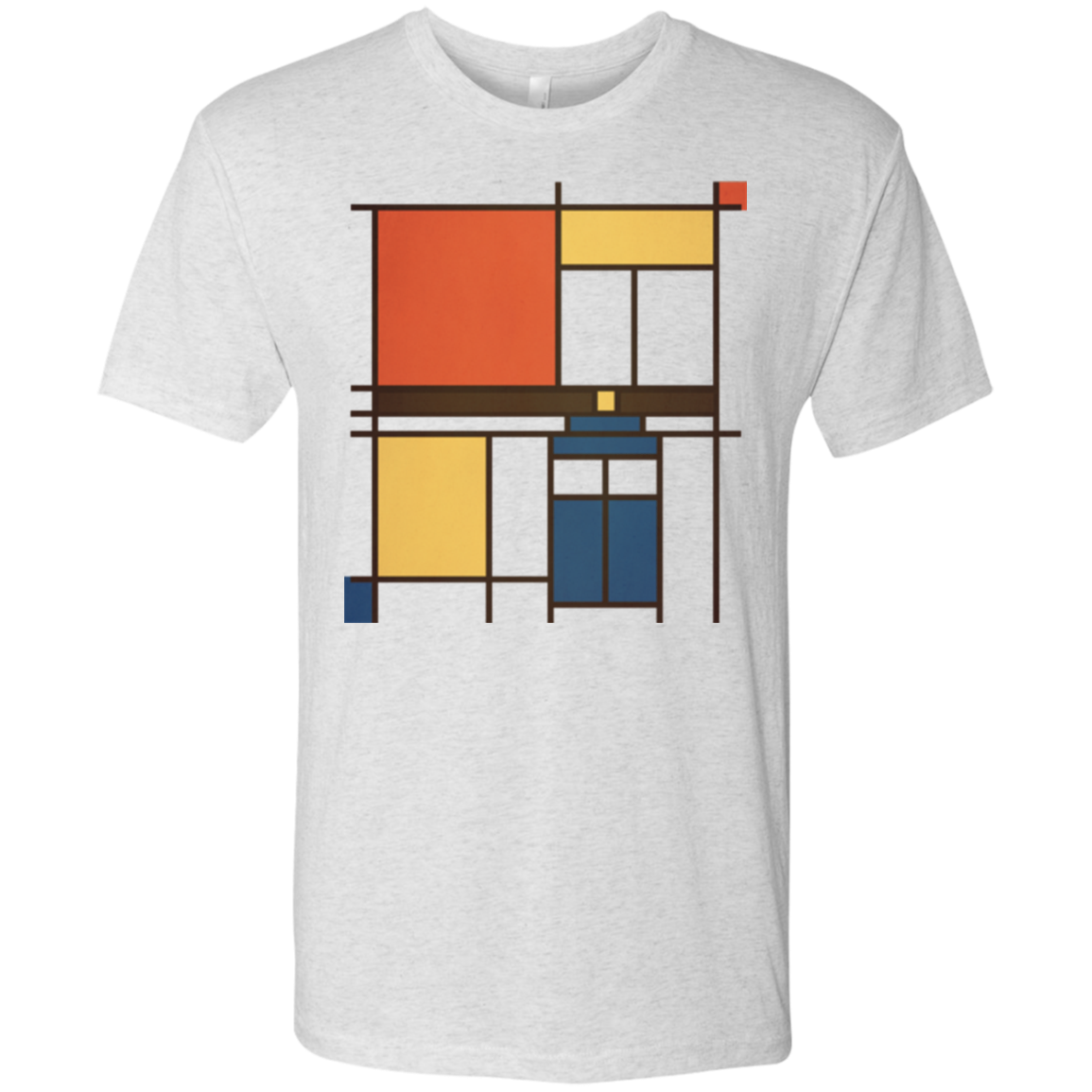 Mondrian Who Men's Triblend T-Shirt