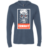 Terminate Triblend Long Sleeve Hoodie Tee