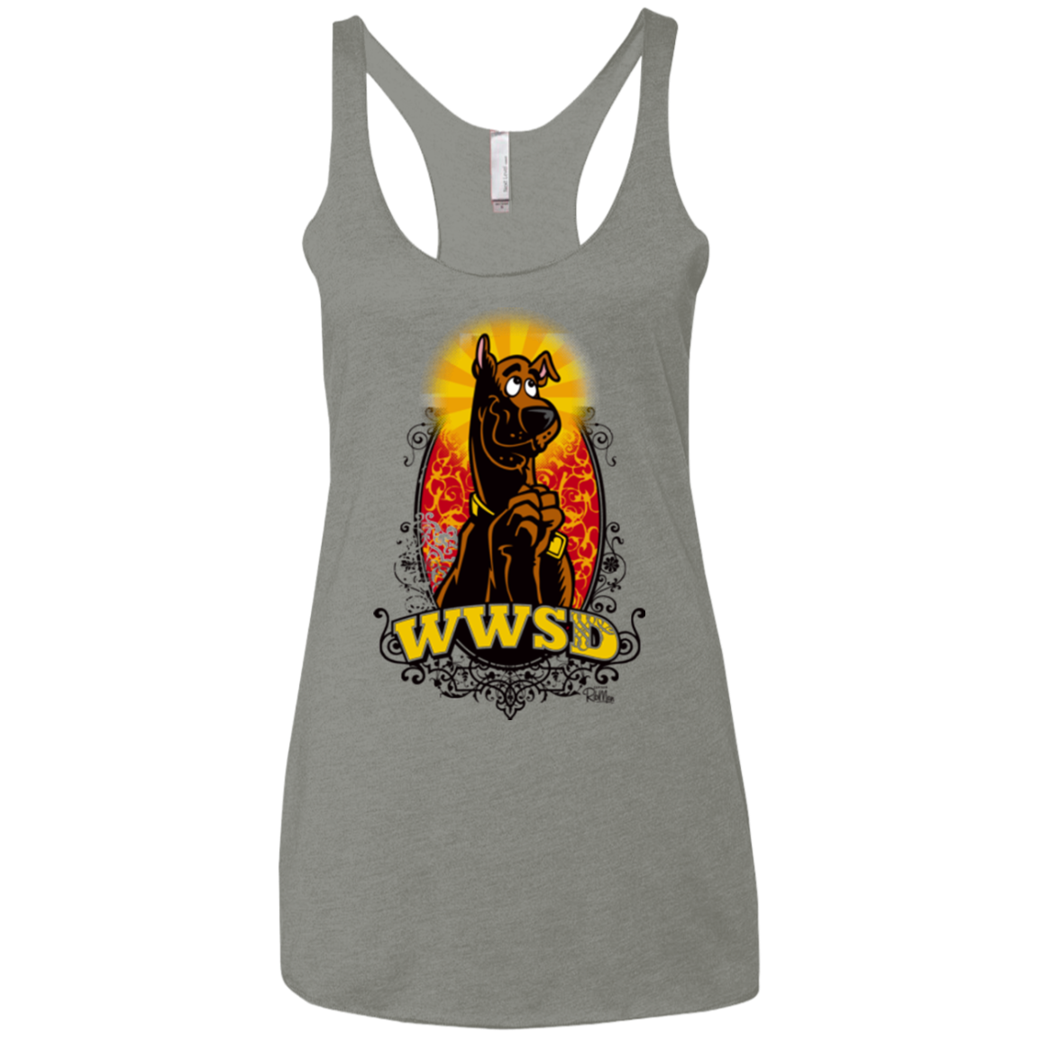 WWSD Women's Triblend Racerback Tank