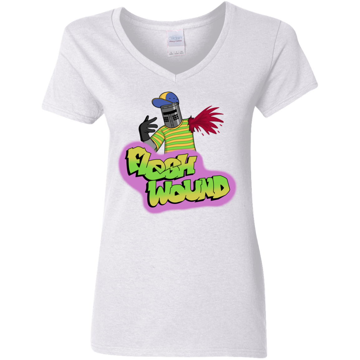 Flesh Wound Women's V-Neck T-Shirt