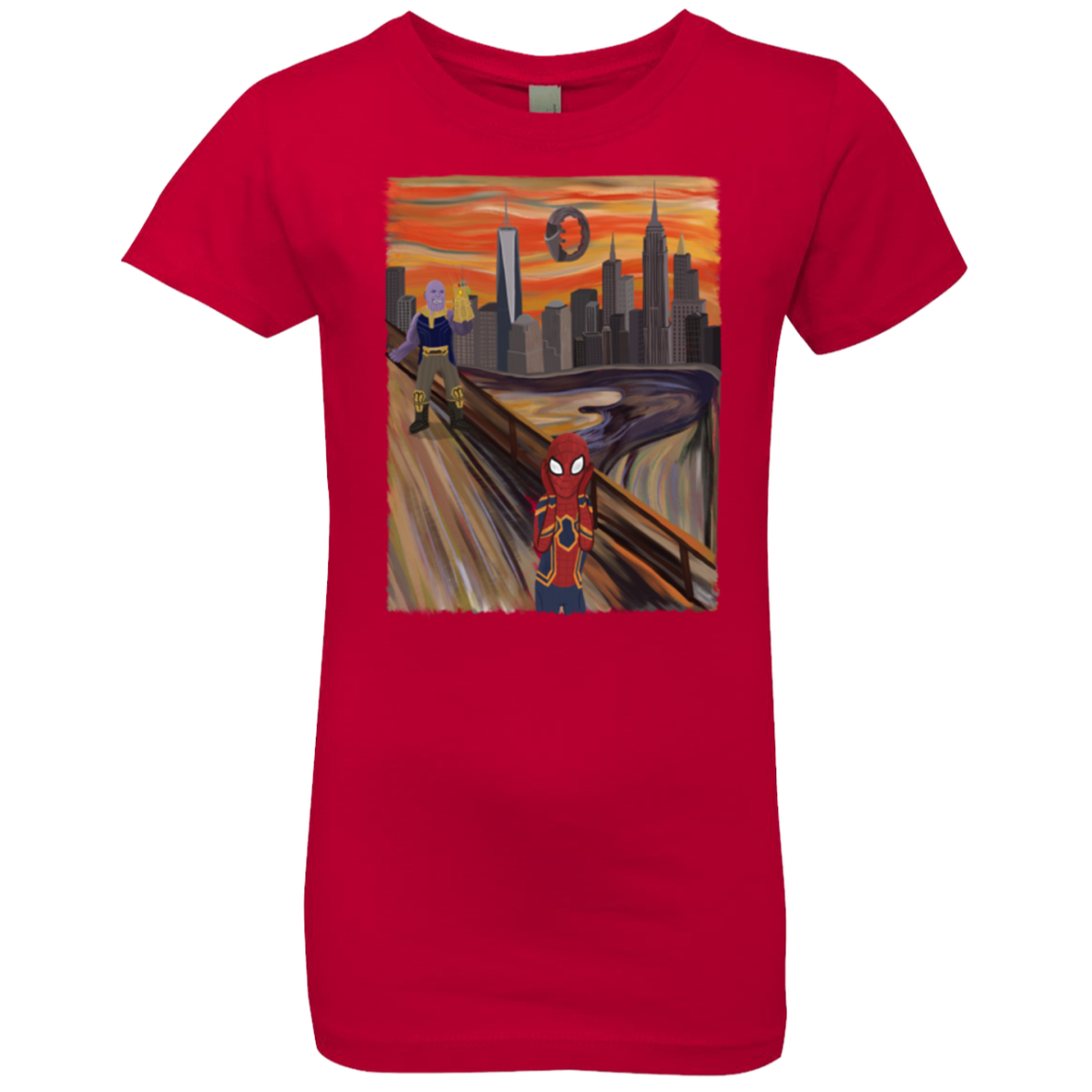 Spider Scream Girls Premium T-Shirt