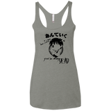 You are Safe Women's Triblend Racerback Tank