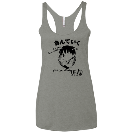 You are Safe Women's Triblend Racerback Tank