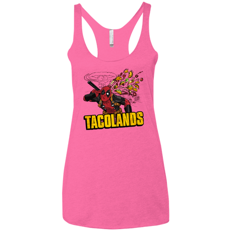 Tacolands Women's Triblend Racerback Tank