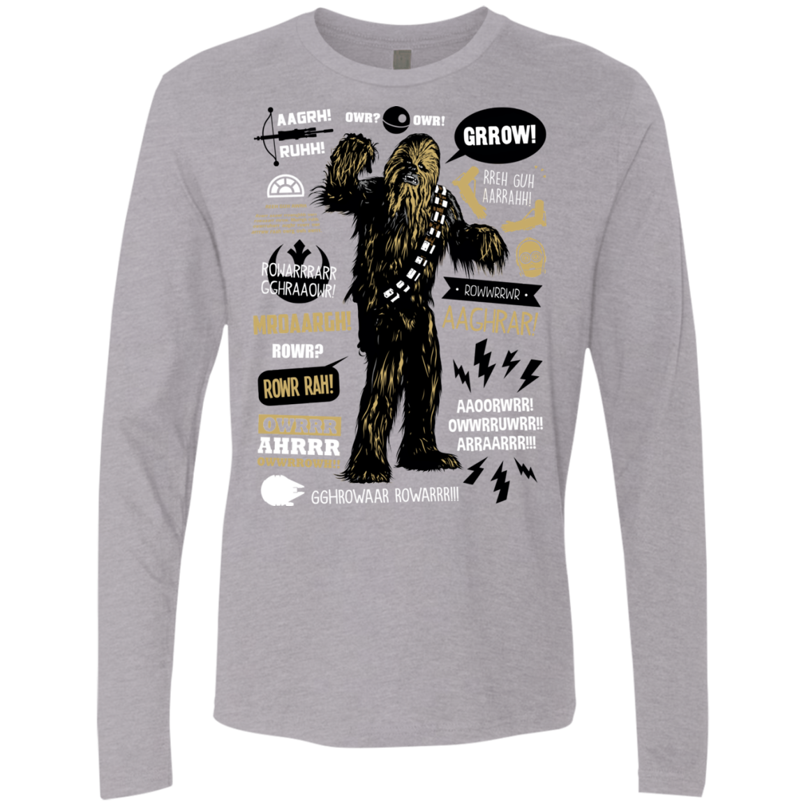 Wookie Famous Quotes Men's Premium Long Sleeve