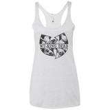 WU KING DEAD Women's Triblend Racerback Tank