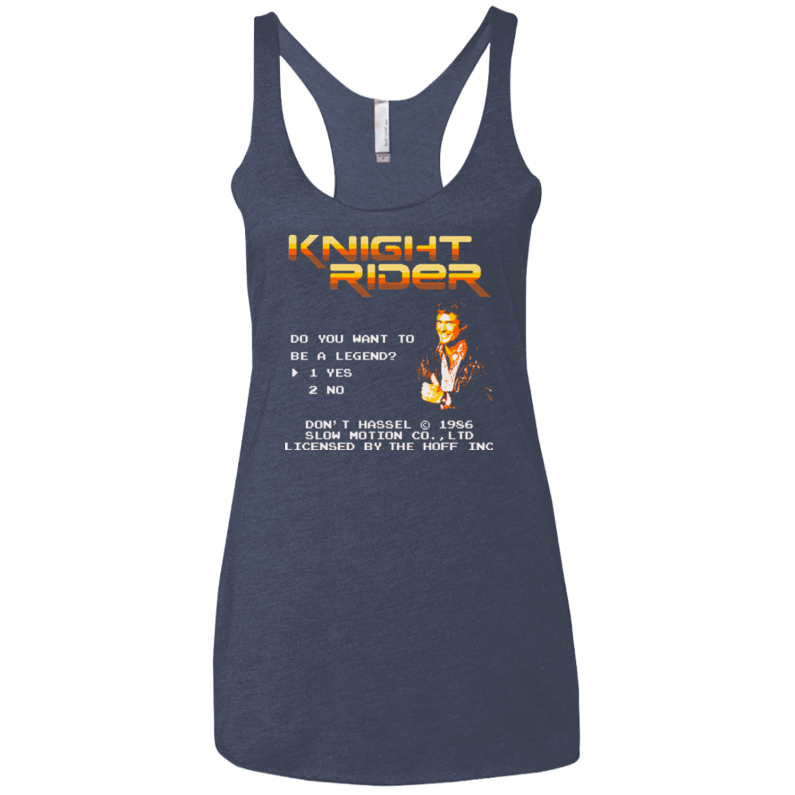 Be a legend Women's Triblend Racerback Tank