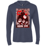 Join the Dark SIde Triblend Long Sleeve Hoodie Tee