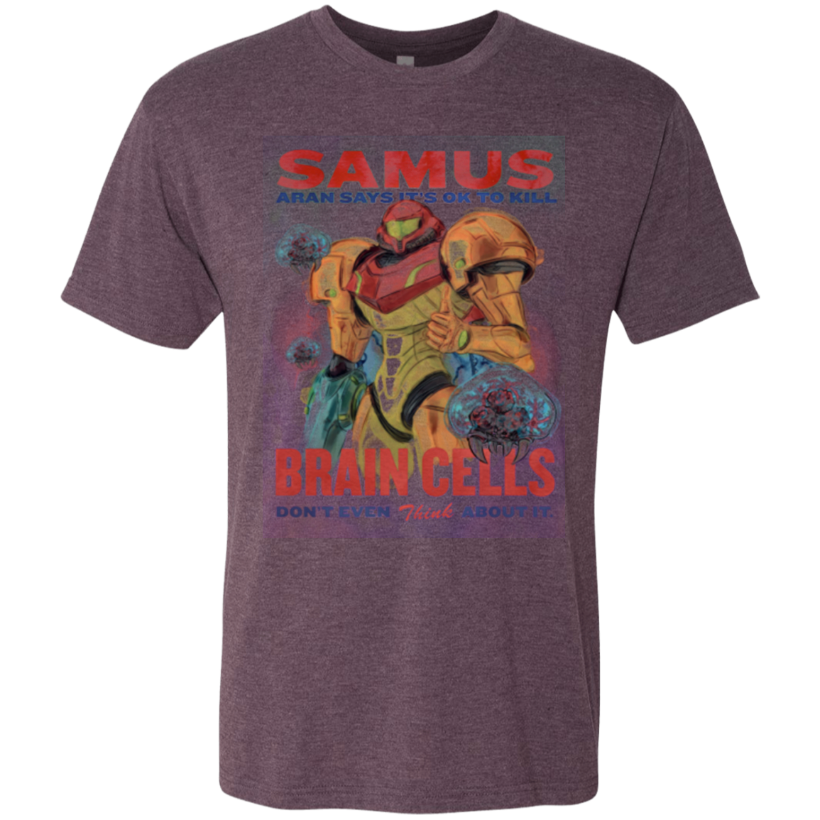 Samus Aran Propaganda Men's Triblend T-Shirt