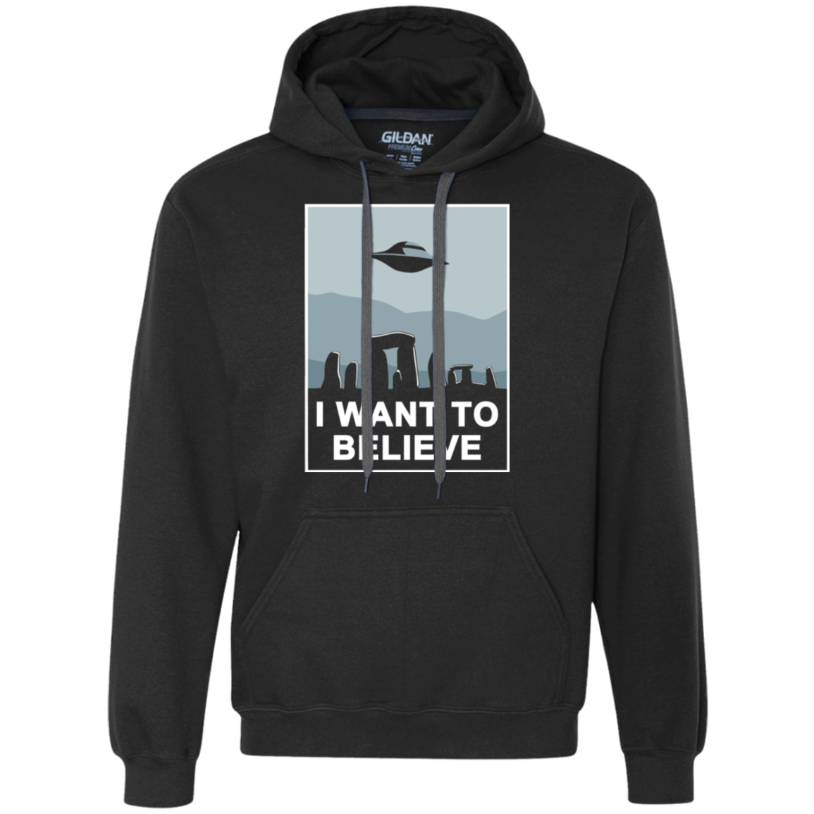 Believe in Stonehenge Premium Fleece Hoodie