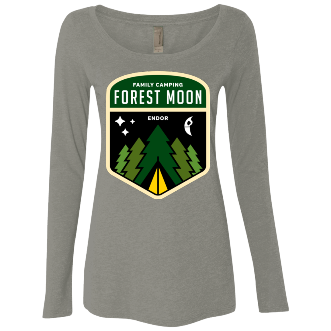 Forest Moon Women's Triblend Long Sleeve Shirt