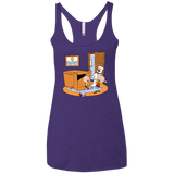 Stewie and Brian Women's Triblend Racerback Tank