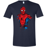 Spiderman- Friendly Neighborhood Men's Semi-Fitted Softstyle