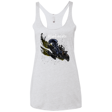 Predator and Alien Women's Triblend Racerback Tank