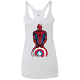 The Spider is Coming Women's Triblend Racerback Tank