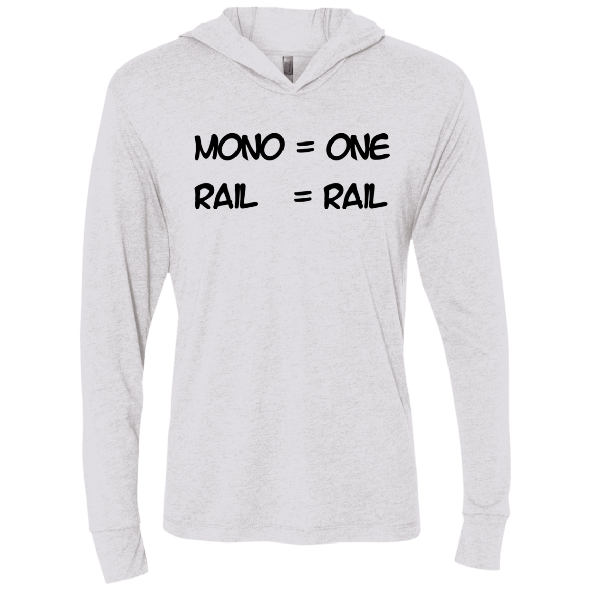 Mono Triblend Long Sleeve Hoodie Tee